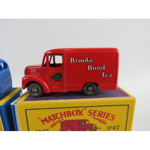 81 - Six boxed UK Matchbox models. See photos for details and condition.