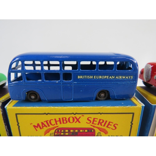 81 - Six boxed UK Matchbox models. See photos for details and condition.