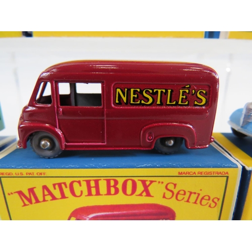 81 - Six boxed UK Matchbox models. See photos for details and condition.