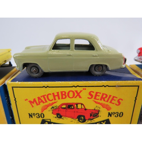 82 - Six boxed UK Matchbox models. See photos for details and condition.