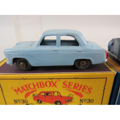 82 - Six boxed UK Matchbox models. See photos for details and condition.