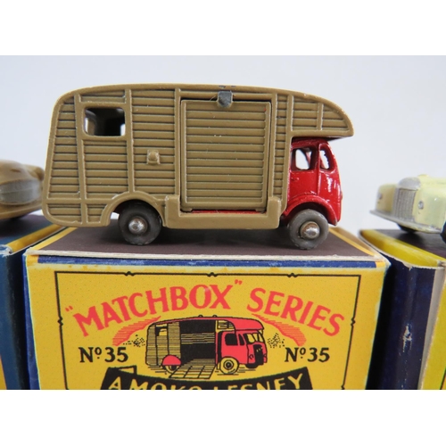 83 - Six boxed UK Matchbox models. See photos for details and condition.