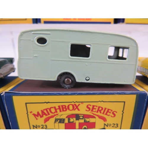 83 - Six boxed UK Matchbox models. See photos for details and condition.