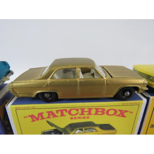 85 - Six boxed UK Matchbox models. See photos for details and condition.