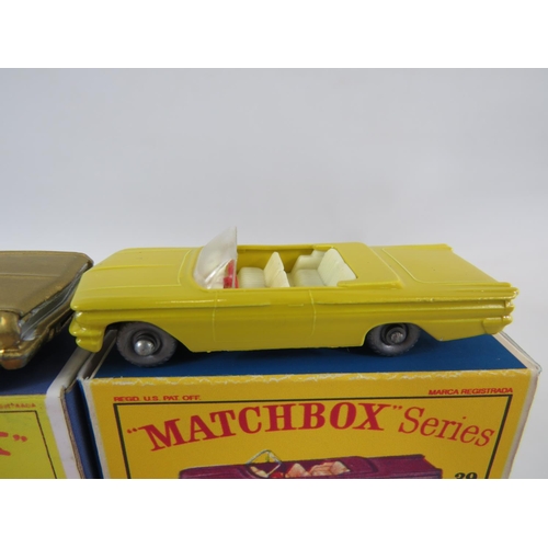 85 - Six boxed UK Matchbox models. See photos for details and condition.