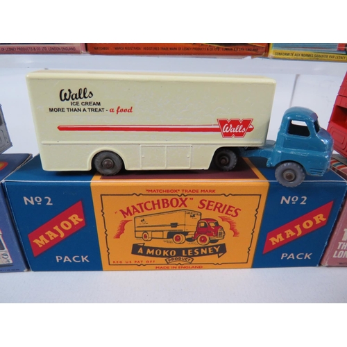 87 - Six boxed UK Matchbox models. See photos for details and condition.