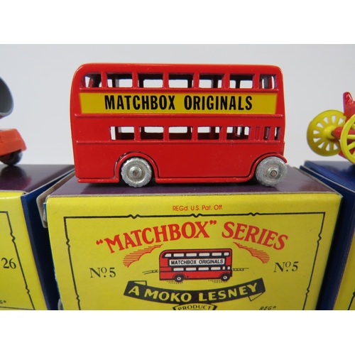 91 - Six boxed UK Matchbox models. See photos for details and condition.