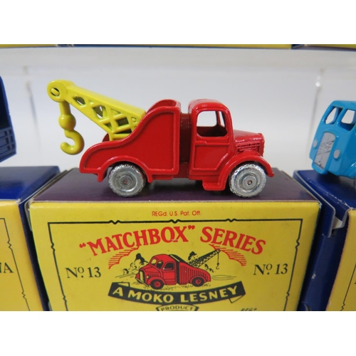 91 - Six boxed UK Matchbox models. See photos for details and condition.