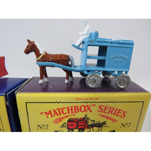 92 - Seven boxed UK Matchbox models. See photos for details and condition.