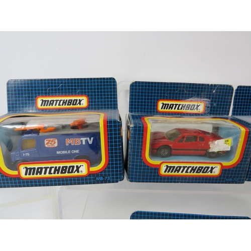 97 - Eight Matchbox models. All boxed and in unused condition. See photos.