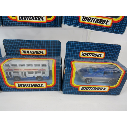 97 - Eight Matchbox models. All boxed and in unused condition. See photos.