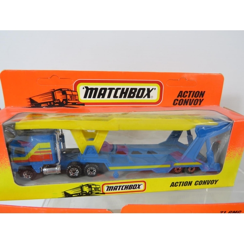 98 - Nine Matchbox models. All boxed and in unused condition. See photos.