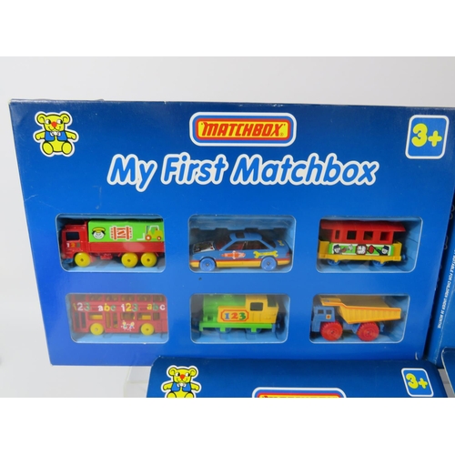 99 - Four, 'My First Matchbox' boxed gift sets. Two are numbered LL-116 containing six Models plus Two nu... 