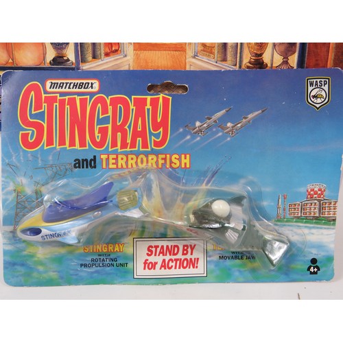 106 - Matchbox Stingray and Terrorfish models in unopened Blister pack model number SR200 plus Matchbox 6 ... 