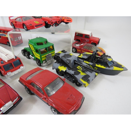 130 - Selection of Hotwheels models.  All in very light playworn condition. No boxes. See photos.