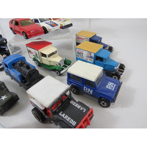 131 - Selection of Hotwheels models.  All in very light playworn condition. No boxes. See photos.