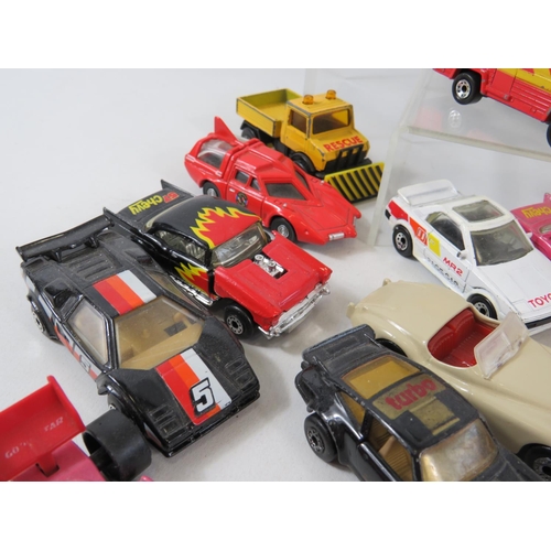 132 - Selection of Hotwheels models.  All in very light playworn condition. No boxes. See photos.