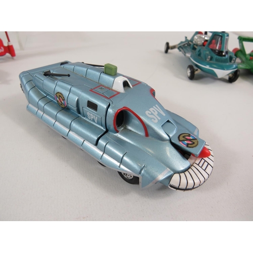 139 - Selection of Matchbox 'Thunderbirds' Models together with other Sci-Fi Vehicles. Light playworn cond... 