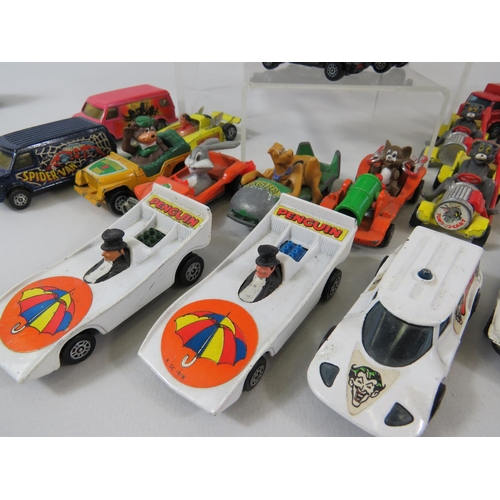 141 - Large selection (26) of Corgi Juniors.  All light playworn condition.  No boxes.  See photos.