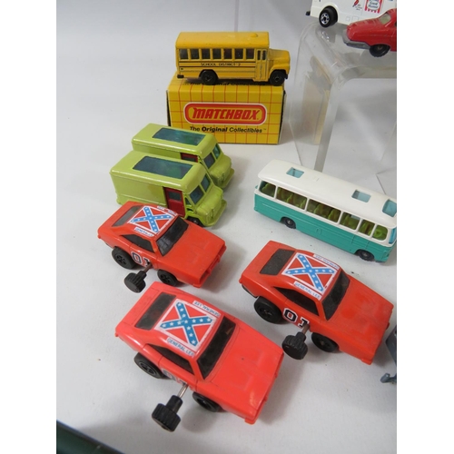 148 - Various Die cast models, Some by 'Husky' to include a Benbros Mighty Midgets Gypsy Caravan, (boxed) ... 