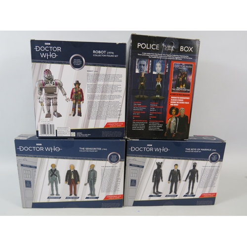 152 - Selection of Four Boxed and unused Dr Who Figures. All made by Big Chief Studio's.  Sold on behalf o... 