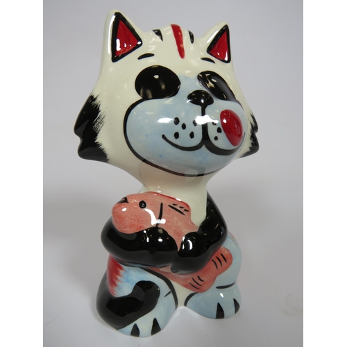 203 - Lorna bailey cat figurine 