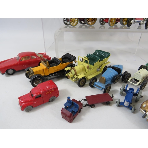 157 - Assorted Die cast models by Matchbox, Corgi etc to include a playworn James Bond Aston Martin DB5.  ... 