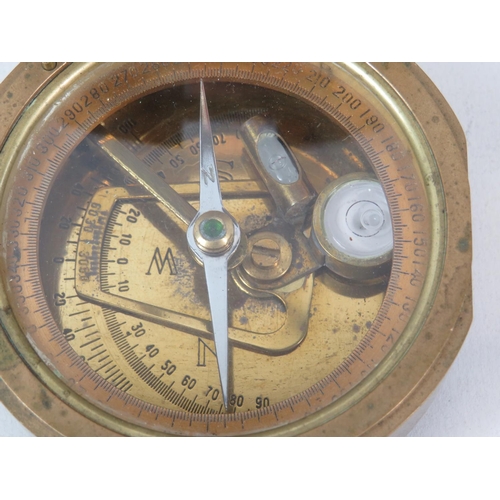 173 - Replica Nauticalia Brass Compass. See photos.