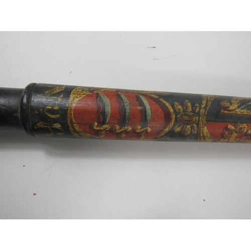 175 - Vintage Police Truncheon marked with George Ivth Crown and other markings. Measures 20 inches long. ... 