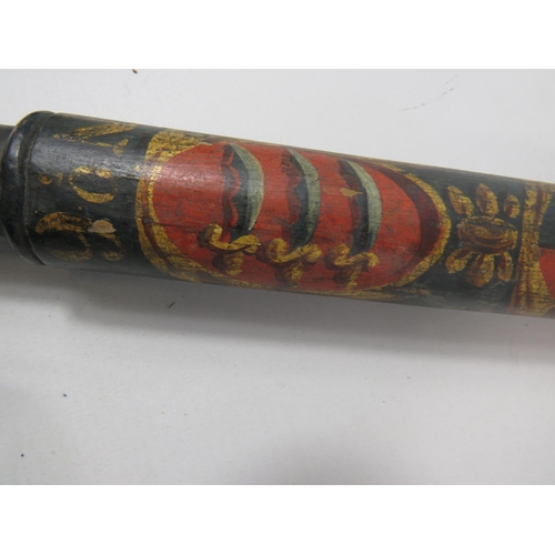 175 - Vintage Police Truncheon marked with George Ivth Crown and other markings. Measures 20 inches long. ... 