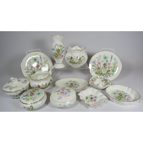 299 - 12 Pieces of Aynsley Wild tudor china.