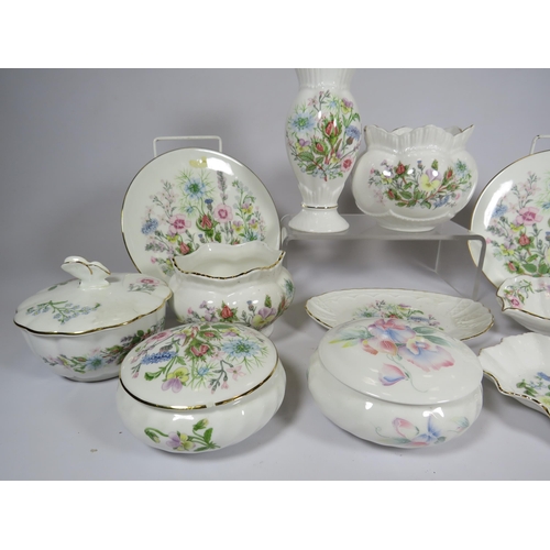 299 - 12 Pieces of Aynsley Wild tudor china.