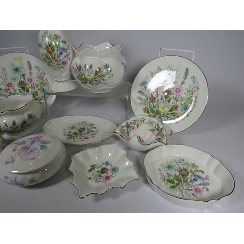 299 - 12 Pieces of Aynsley Wild tudor china.