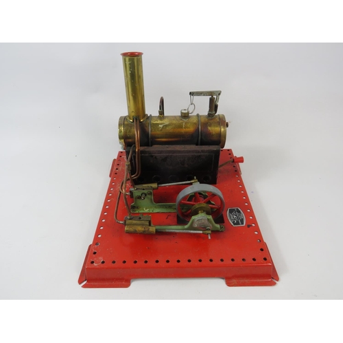 50A - Mamod SE3 twin Cylinder Superheated Steam Engine with original box. Griffin & George nameplate. See ... 