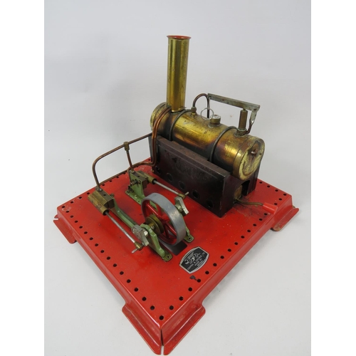 50A - Mamod SE3 twin Cylinder Superheated Steam Engine with original box. Griffin & George nameplate. See ... 