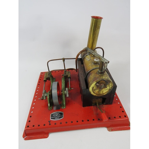 50A - Mamod SE3 twin Cylinder Superheated Steam Engine with original box. Griffin & George nameplate. See ... 