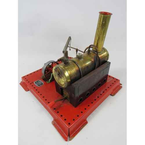 50A - Mamod SE3 twin Cylinder Superheated Steam Engine with original box. Griffin & George nameplate. See ... 