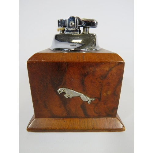 654 - Ronson Jaguar table lighter.