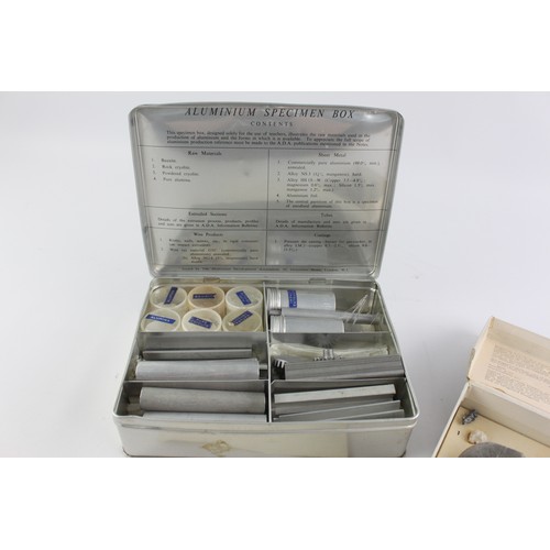 941 - 2 x Vintage BOXED Magnesium & Aluminium Specimens Inc Original Packaging Etc     566465