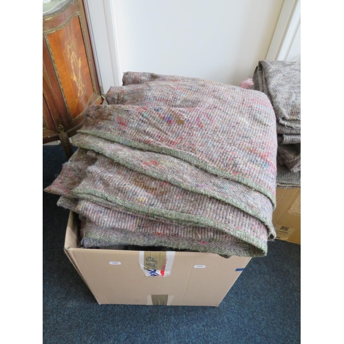 1659 - Ten heavy duty furniture protection blankets. All in good order. See photos.