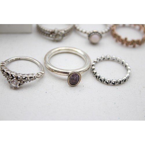 166 - 8 X .925 Pandora Rings (34g)     884647