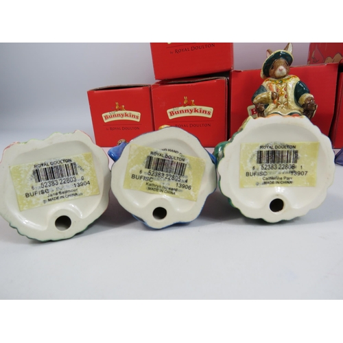 1 - Royal Doulton Bunnykins The Tudor collection Henry the VIII and his 6 Wives all come with boxes.