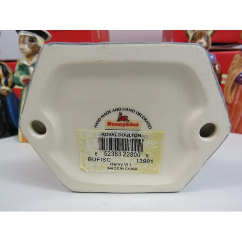 1 - Royal Doulton Bunnykins The Tudor collection Henry the VIII and his 6 Wives all come with boxes.