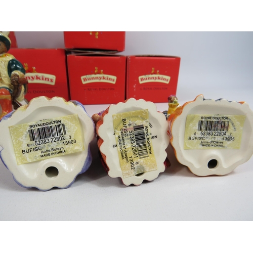 1 - Royal Doulton Bunnykins The Tudor collection Henry the VIII and his 6 Wives all come with boxes.