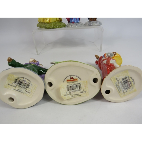 18 - Royal Doulton Bunnykins Arthurian Collection 6 Figurines. All with boxes.