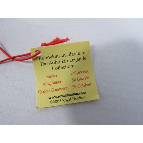 18 - Royal Doulton Bunnykins Arthurian Collection 6 Figurines. All with boxes.