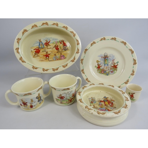 23 - Royal Doulton Bunnykins collection ceramics cups bowls etc.