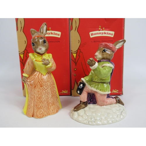 6 - Royal Doulton Bunnykins Romeo and Juliet figurines both with boxes.