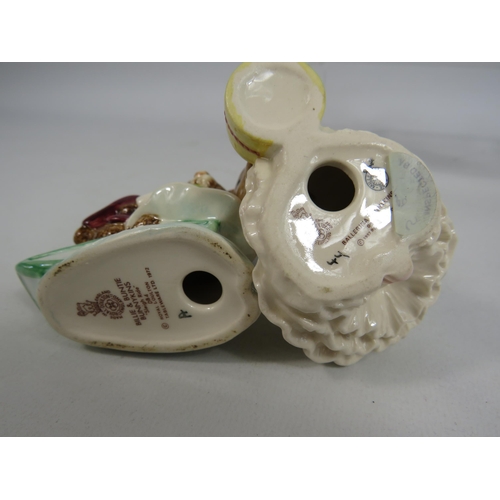 70 - 4 Royal Doulton Bunnykins figurines  Boy and Girl Skater, Ballerina etc.