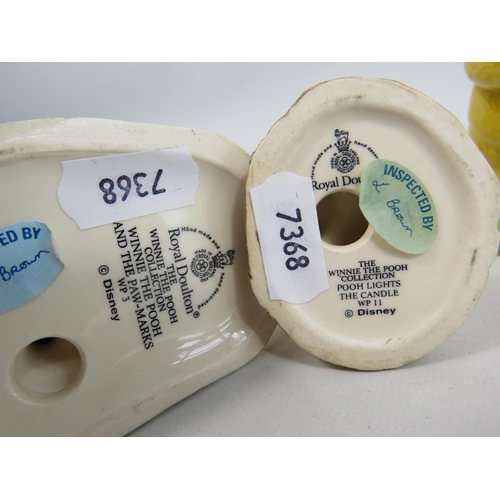 86 - 4 Royal Doulton Winnie the Pooh figurines.